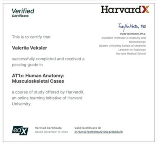 Human Anatomy, HarvardX