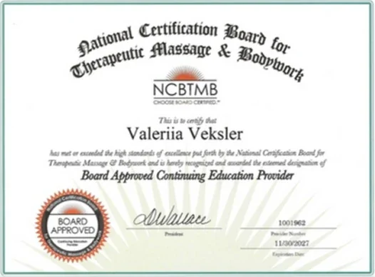 NCBTMB Board-Approved Provider